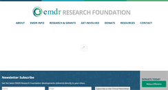 Desktop Screenshot of emdrresearchfoundation.org